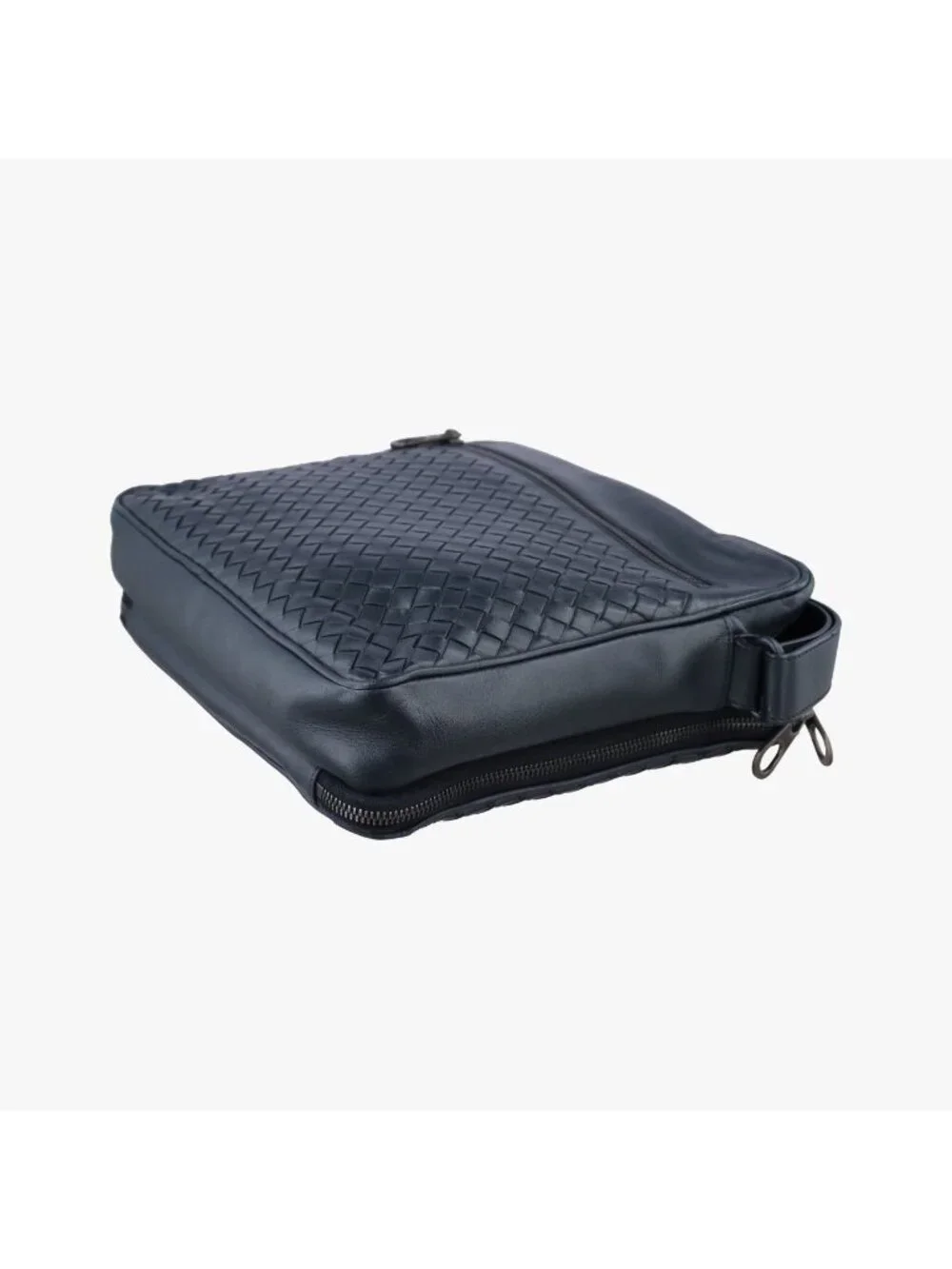 ★SOLD★ Bottega Veneta Intrecciato Navy Lambskin - Picture 4 of 15